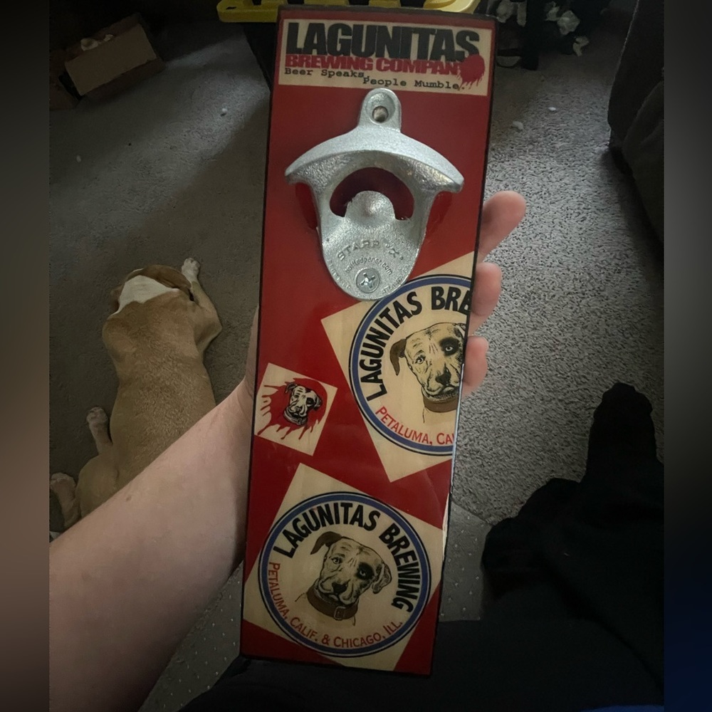 Lagunitas Brewing Company magnetic wall bottle opener